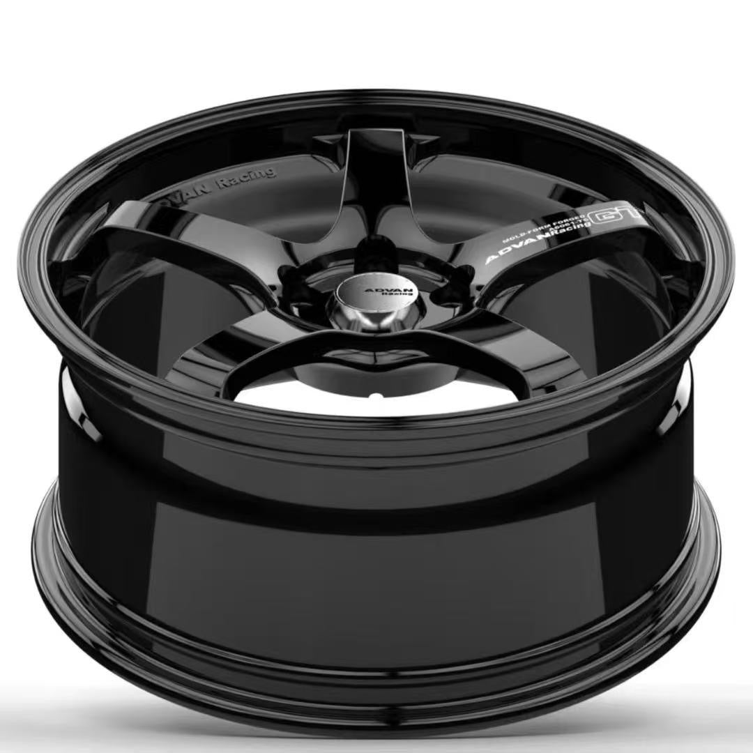 Racing GT Style (Gloss Black- 18x9.5 et25 18x10 et25)